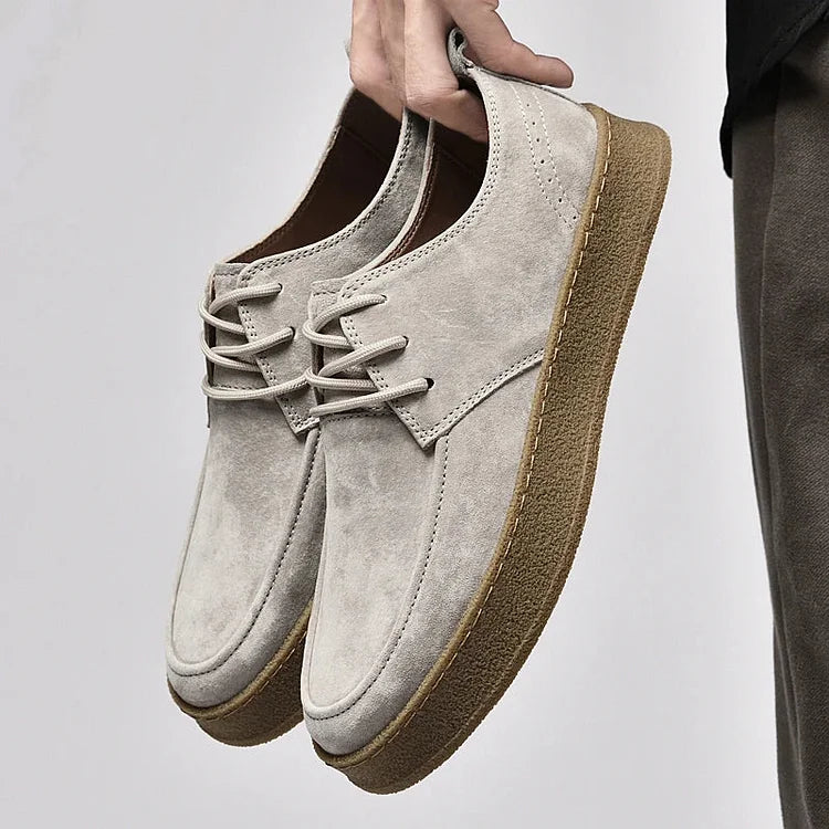 Scarpe da ginnastica  in pelle scamosciata